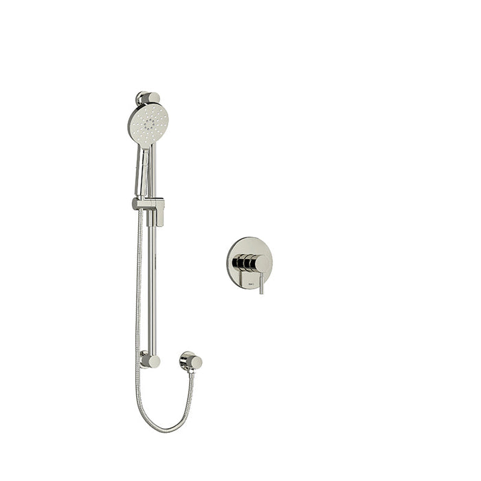 riobel riu pressure balance hand shower faucet system single function Polished Nickel