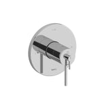 riobel GS 2 way system with hand shower and shower head Chrome Ceiling Arm