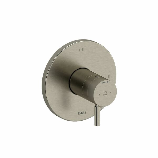 Riobel Riu 2-Way No Share with Shower Head and Tub Spout Brushed Nickel