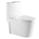 Tyrone Double Flush 1-Piece Toilet White