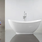 Vanity Art Apollo 69" Acrylic Freestanding Bathtub White