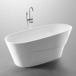 Vanity Art Turin 67" Acrylic Freestanding Bathtub White