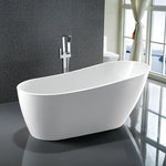 Vanity Art Adonis 67" Acrylic Freestanding Bathtub White