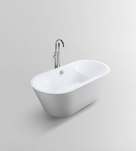 Vanity Art Sienna 67" Acrylic Freestanding Bathtub White