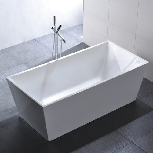 Vanity Art Vigo 67" Acrylic Freestanding Bathtub White