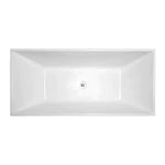 Vanity Art Vigo 67" Acrylic Freestanding Bathtub White