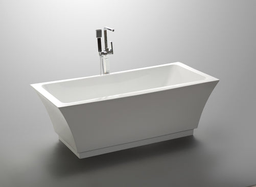 Vanity Art Munich 59" Acrylic Freestanding Bathtub White