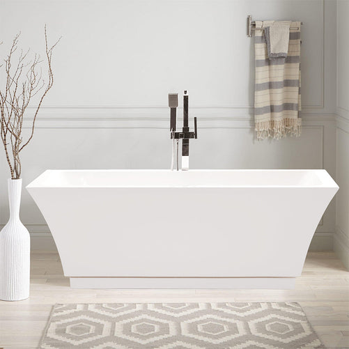 Vanity Art Munich 59" Acrylic Freestanding Bathtub White