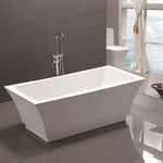 Vanity Art Munich 67" Acrylic Freestanding Bathtub White