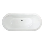 Vanity Art Talin 68" Acrylic Freestanding Bathtub White