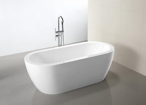 Vanity Art Talin 68" Acrylic Freestanding Bathtub White