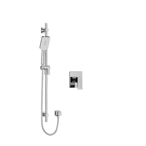 riobel zendo pressure balance hand shower faucet system single function Chrome
