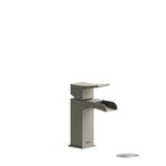 Riobel Zendo Single Hole Lavatory Faucet with Open Spout Brushed Nickel