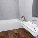 Mirolin Corra 66" x 34" Skirted Bathtub White