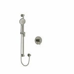 riobel Edge pressure balance shower faucet system single function Brushed Nickel