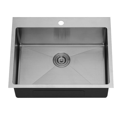 Enzo 25" x 20" Top-Mount Kitchen Sink Stainless Steel