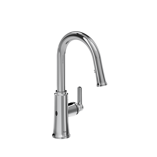 Trattoria Touchless Kitchen Faucet with 2 Jet Spray Chrome