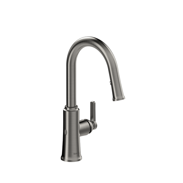 Trattoria Touchless Kitchen Faucet with 2 Jet Spray Stainless Steel