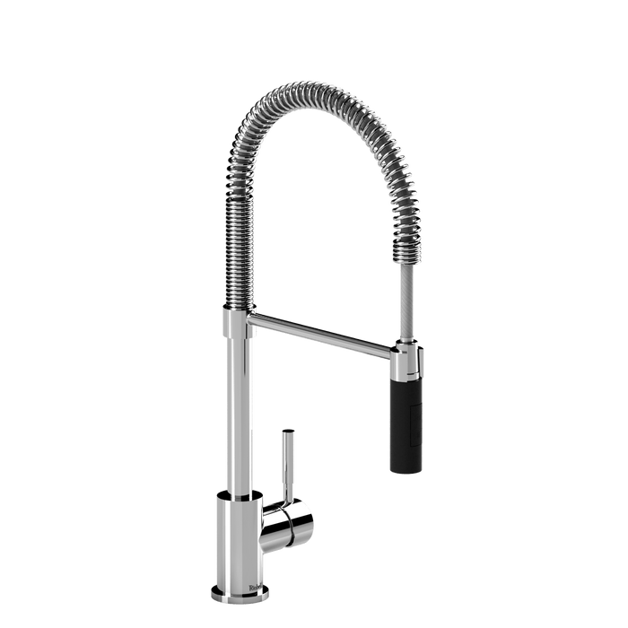 Bistro Kitchen Faucet with 2 Jet Spray Stainless Steel Black