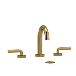 Riobel Riu 8" Lavatory Faucet Brushed Gold Straight Handle