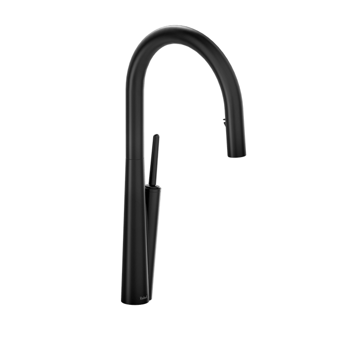 Solstice Kitchen Faucet with 2 Jet Spray Black