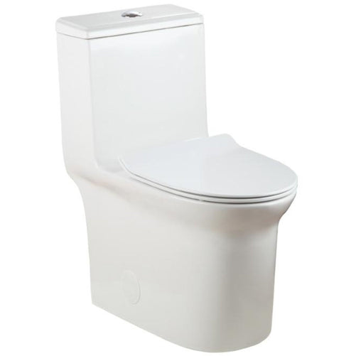 Tovia 1-Piece Toilet with Soft Closing Seat