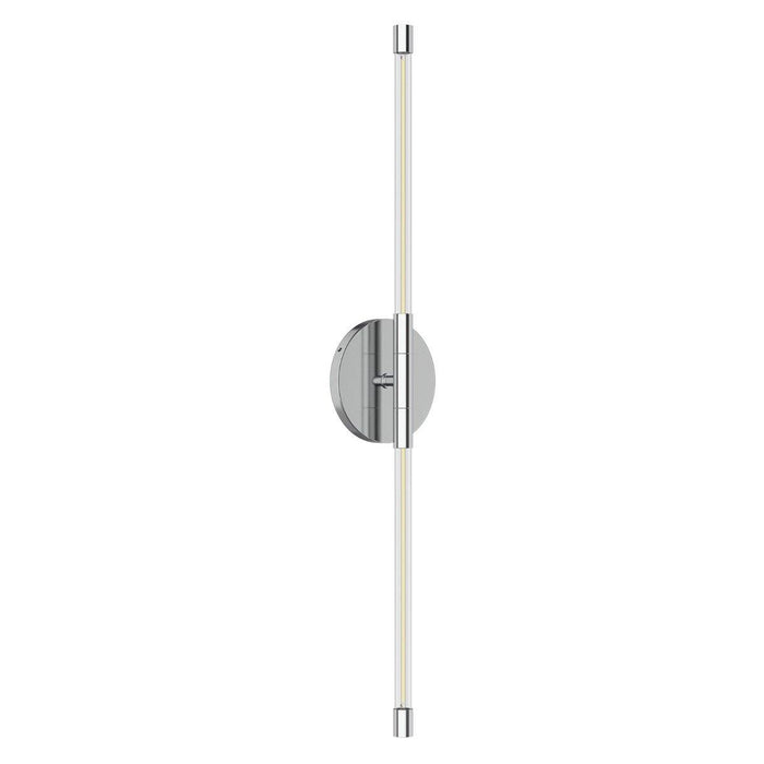Motif Double Wall Sconce Chrome