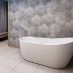 Zitta Idea 60" Freestanding Bathtub White