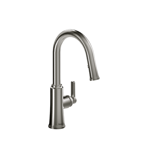 Trattoria Kitchen Faucet with 2 Jet Spray Stainless Steel